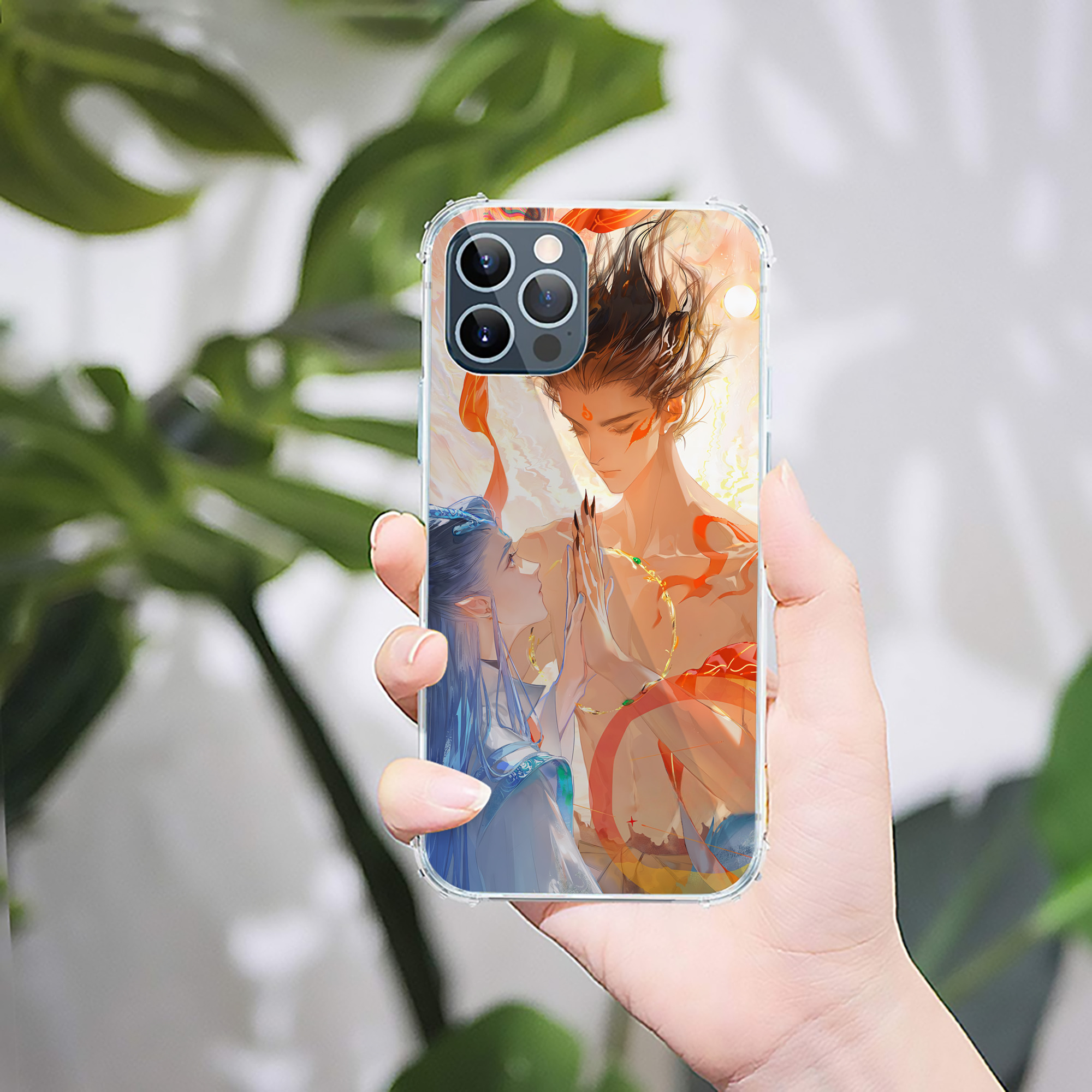 （画像用） Ne Zha 2 ナタ 魔童の大暴れ 【iPhone 12シリーズ対応】透明スマホケース（クリアソフトケース）